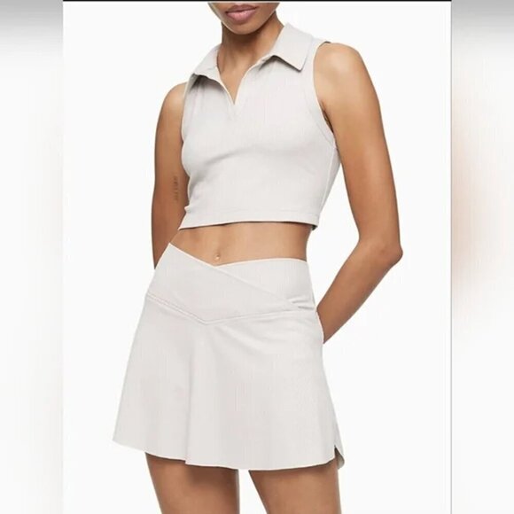 Calvin Klein Women's Crossover Waist Skort NWT Size Large - Picture 4 of 14
